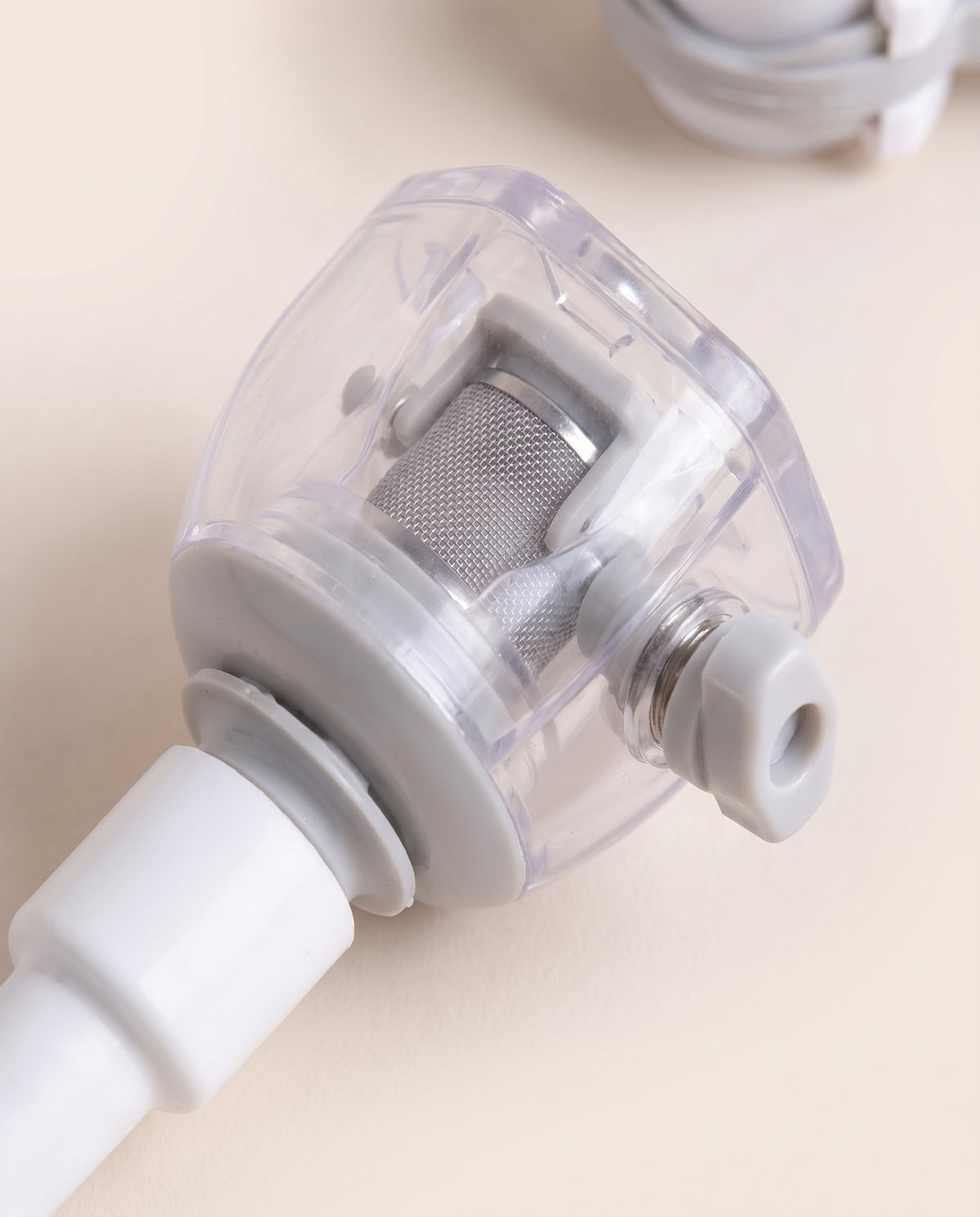 Extension de robinet pivotante 360° avec filtre pulvérisateur et double mode de jet, taille S ou L - macro detail