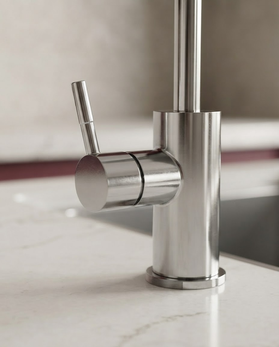 Robinet pour eau filtrée à col de cygne, 1/4 pouce