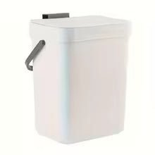 Poubelle peu encombrante à fermeture silencieuse-3/5L, poubelle scellée écologique pour la cuisine et le bureau, aucune électricité nécessaire