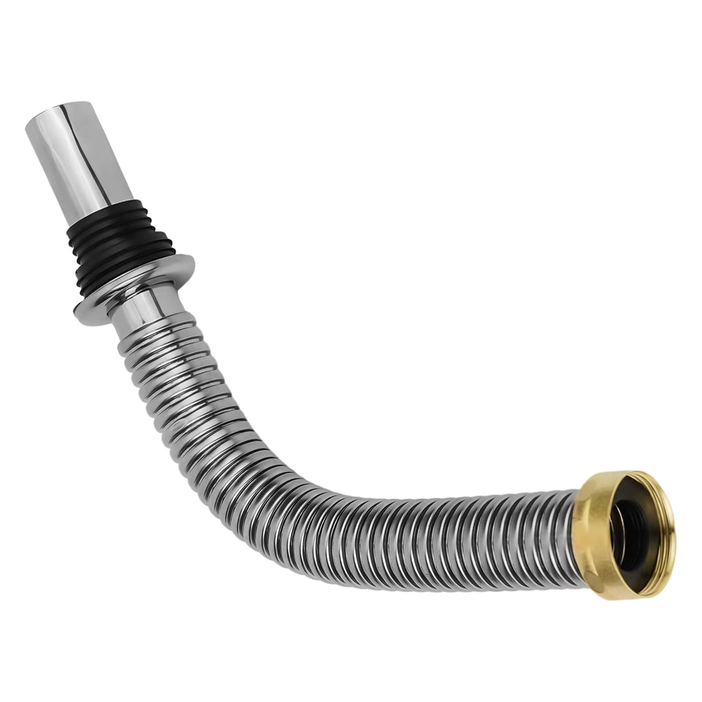 Tuyau de vidange flexible inox, 60 cm