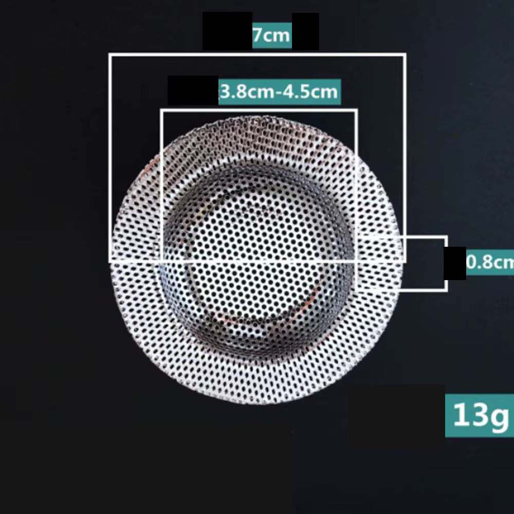 Filtre de vidange en maille inox