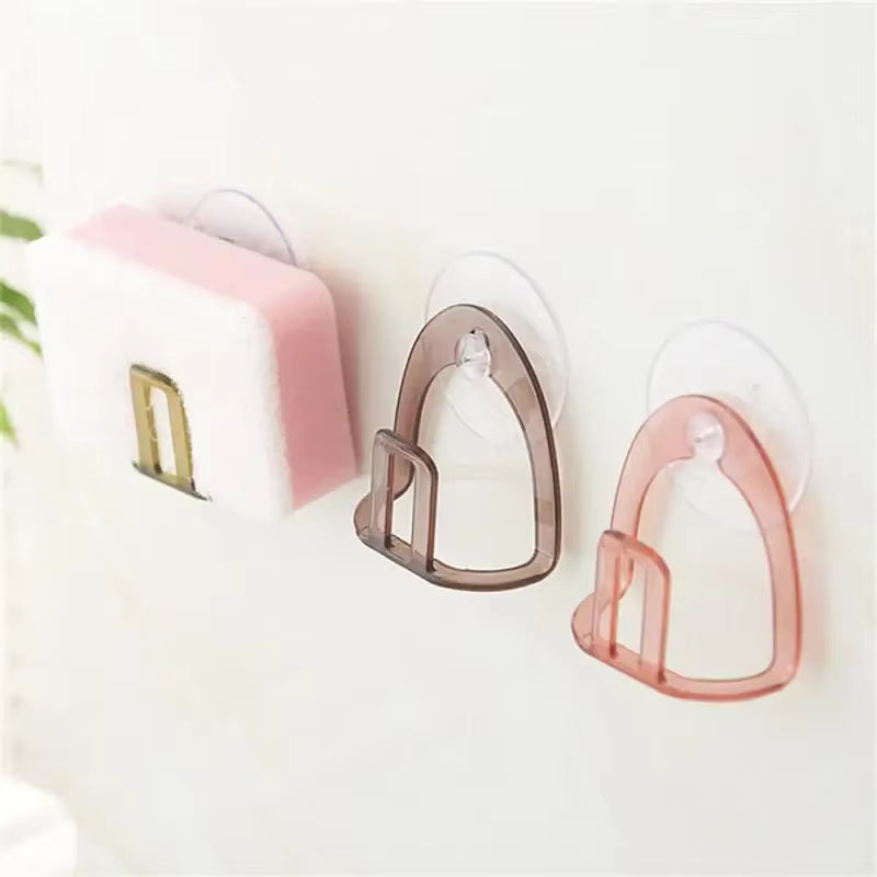 Porte-éponge en plastique à ventouse