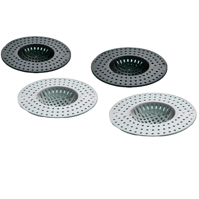 Filtre d'évier de cuisine en plastique, filtre d'égout, bouchon de filet de filtrage, Drain de sol, collecteur de cheveux, collecteur de déchets pour accessoires pour la maison