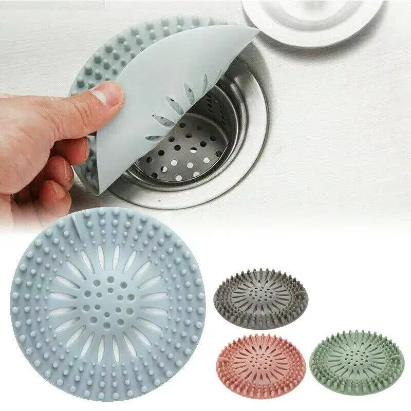 Filtre de vidange en silicone pour cheveux