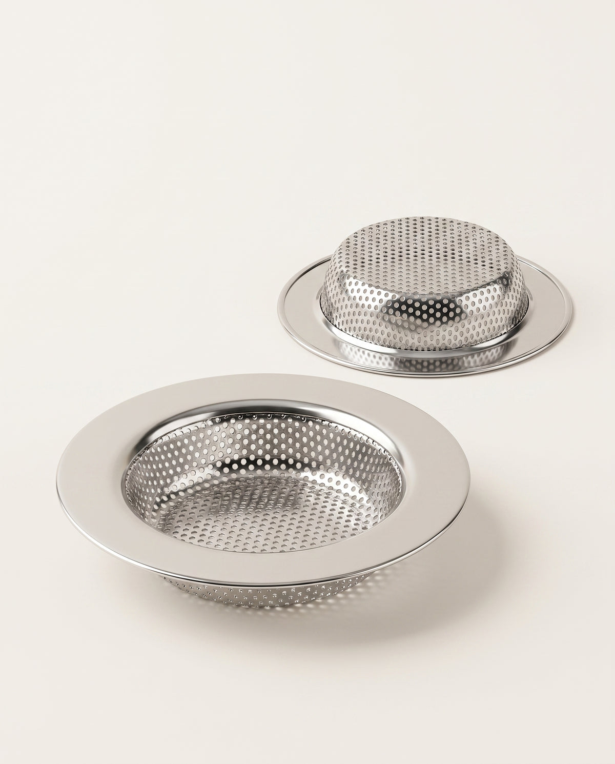 Lot de 2 crépines en acier inoxydable - hero