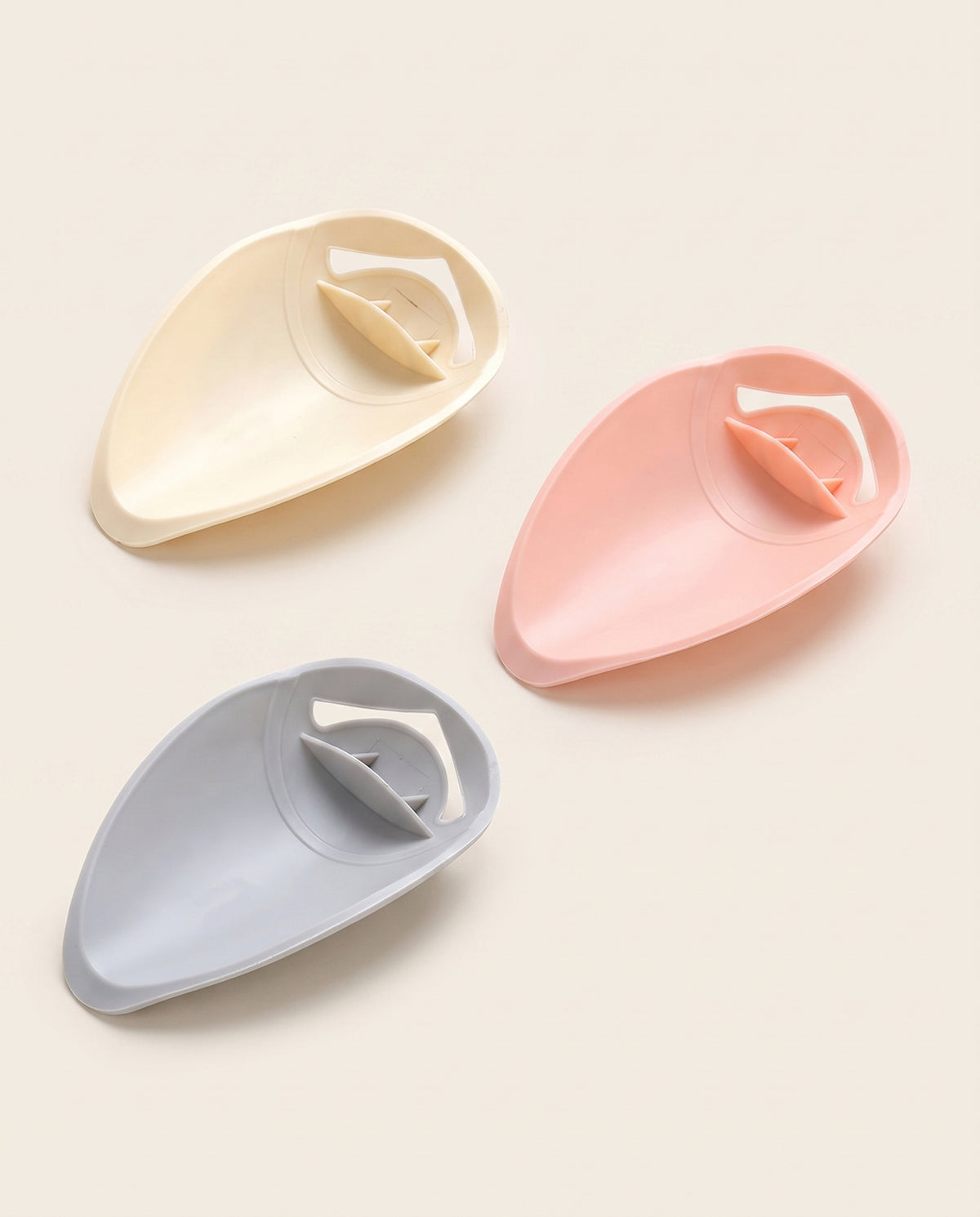 Extension de robinet en silicone souple pour lavage des mains, beige, rose ou gris - hero