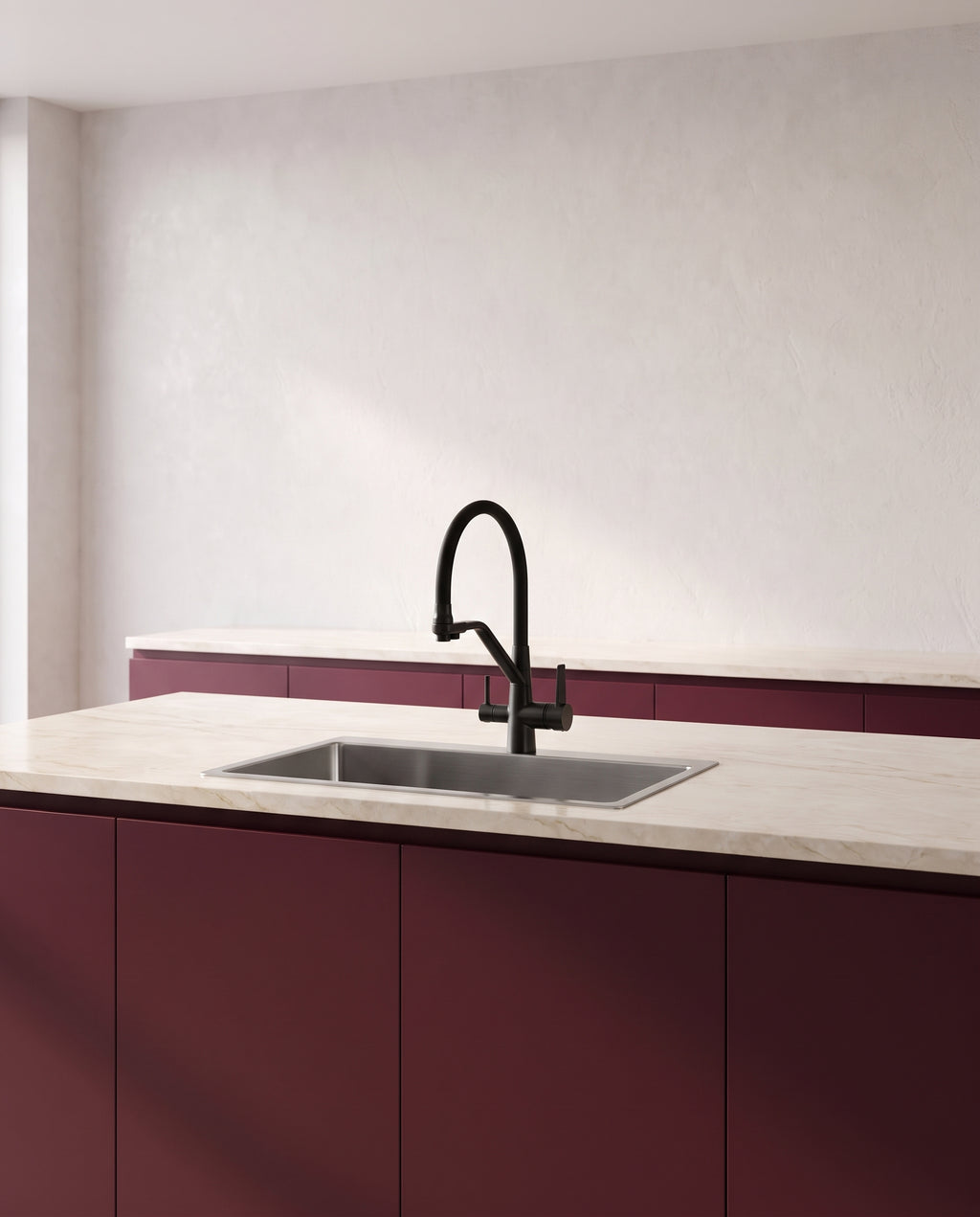 Robinet de cuisine 3 en 1 avec eau filtrée - ambiance