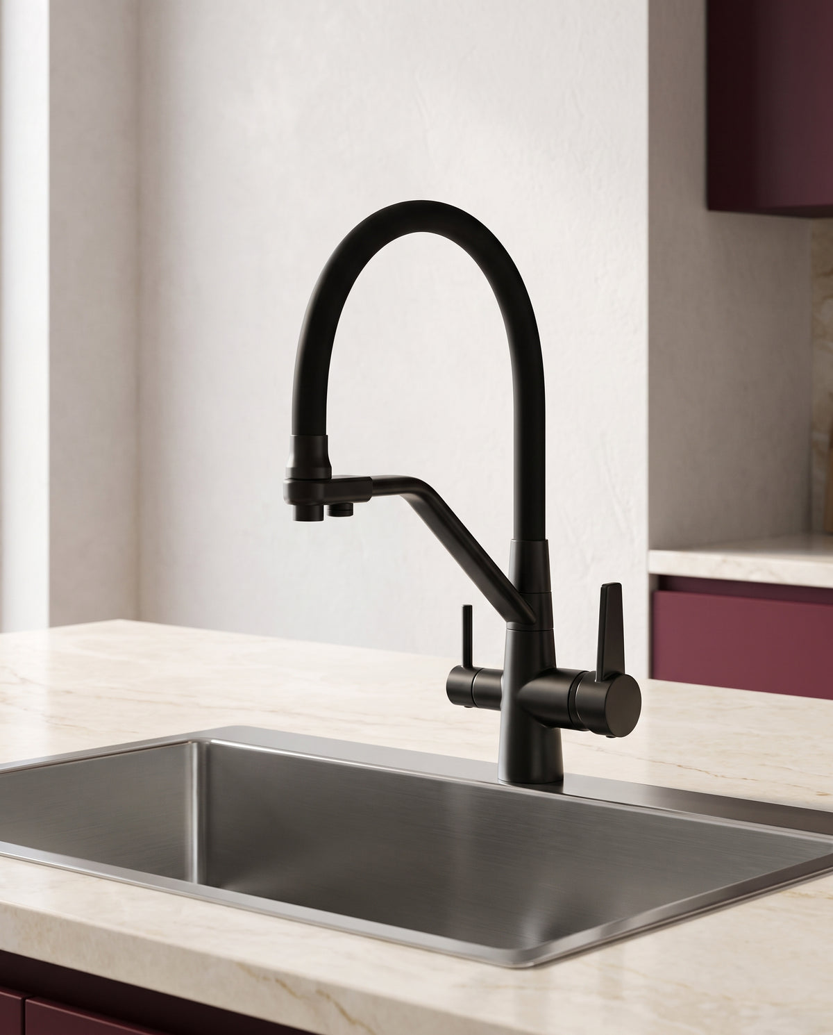 Robinet de cuisine 3 en 1 avec eau filtrée - hero