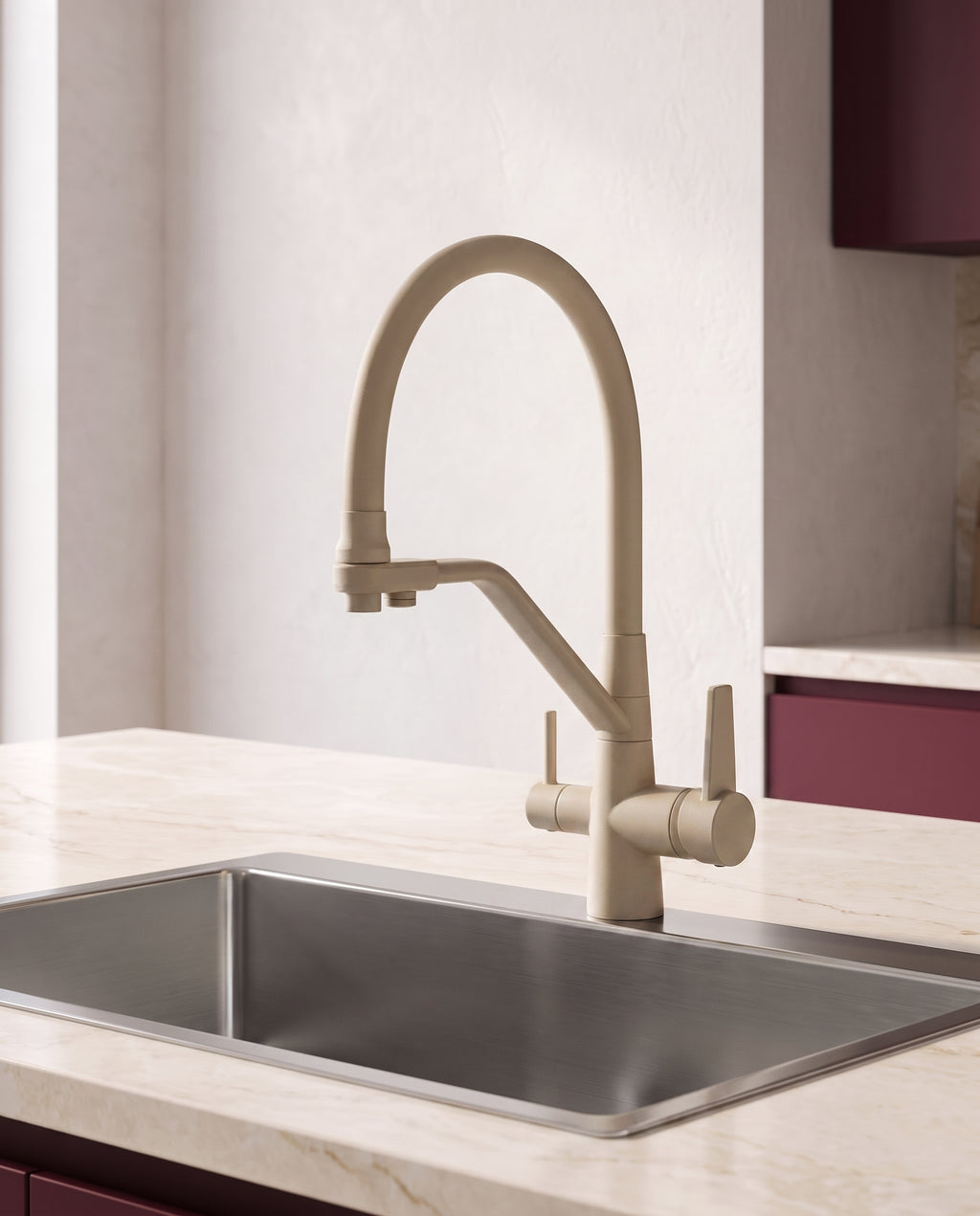 Robinet de cuisine 3 en 1 avec eau filtrée - variant