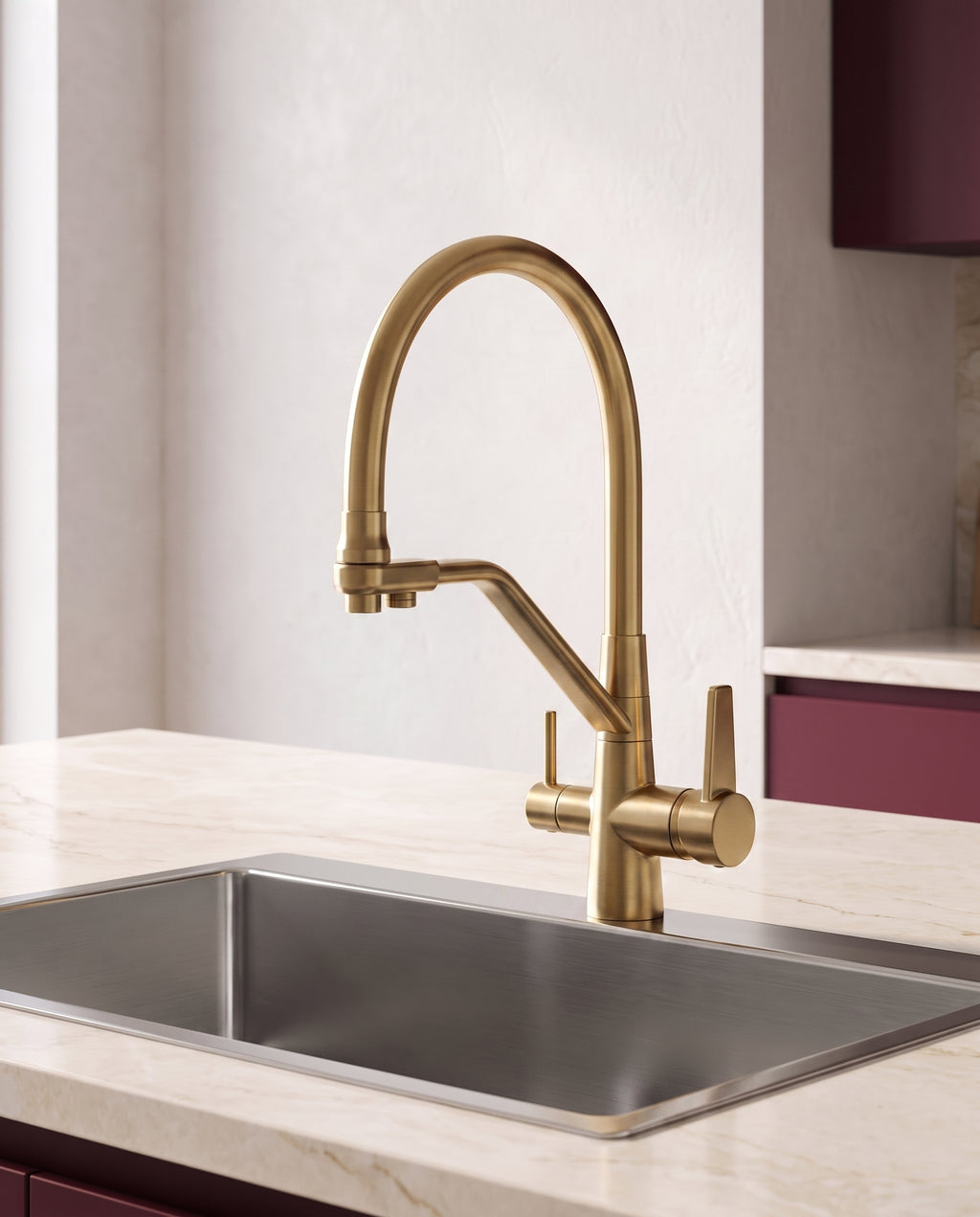 Robinet de cuisine 3 en 1 avec eau filtrée - variant