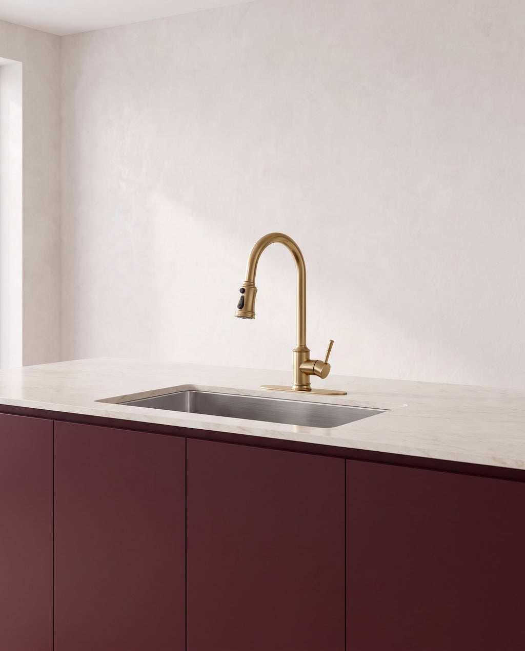 Mitigeur de cuisine tactile à trois fonctions - ambiance