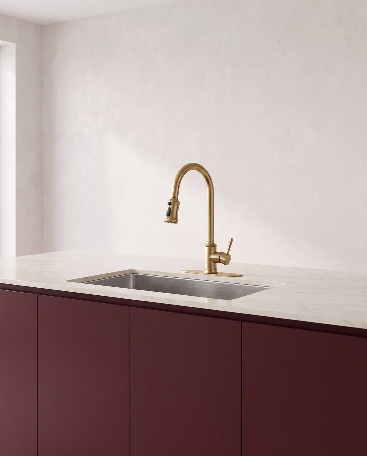 Mitigeur de cuisine tactile à trois fonctions - ambiance