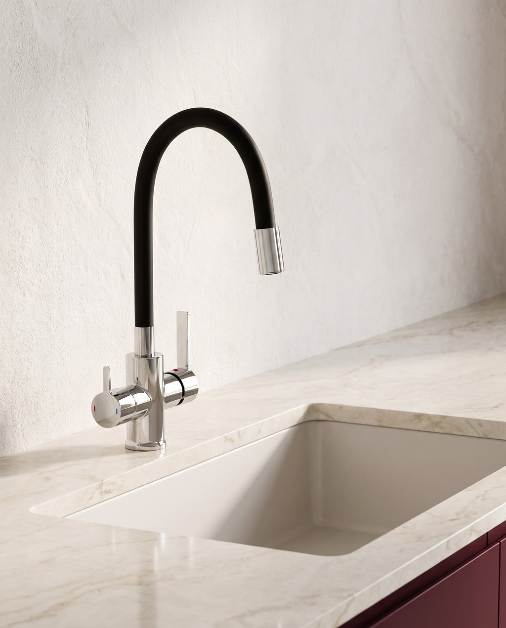Mitigeur de cuisine pour eau chaude et froide - hero