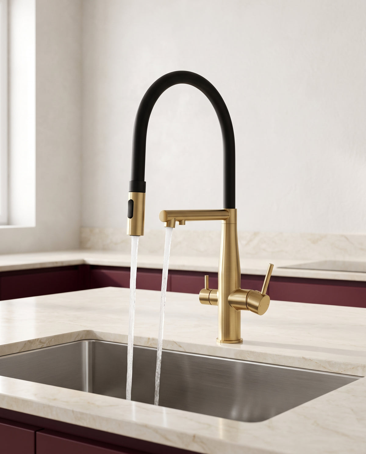 Robinet de cuisine avec sortie pour eau filtrée - hero