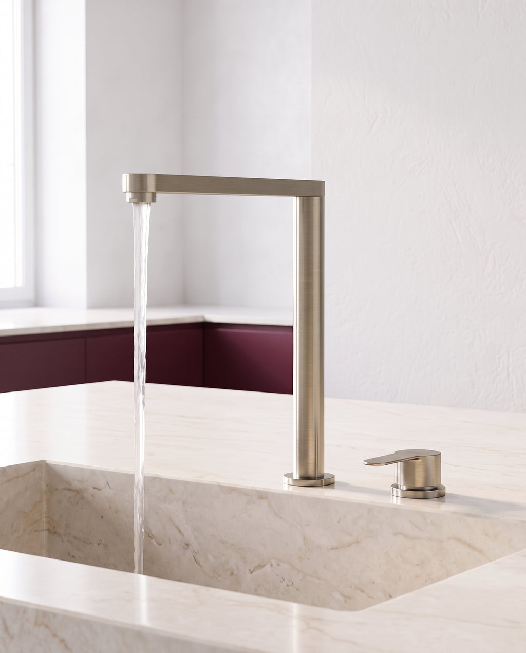 Mitigeur de cuisine rabattable en acier inoxydable 304 - variant