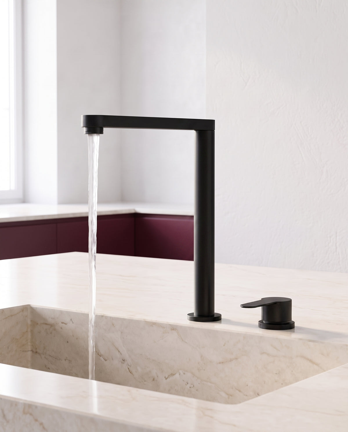 Mitigeur de cuisine rabattable en acier inoxydable 304 - variant