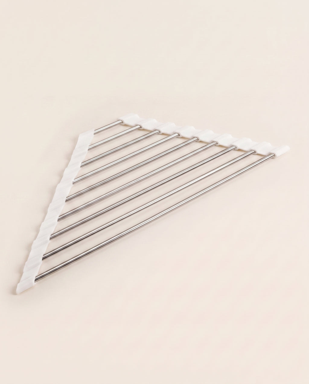 Égouttoir d’angle pliable en acier inoxydable - variant