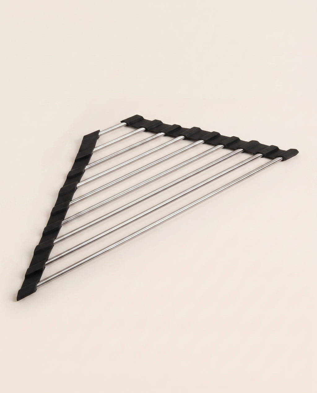Égouttoir d’angle pliable en acier inoxydable - variant