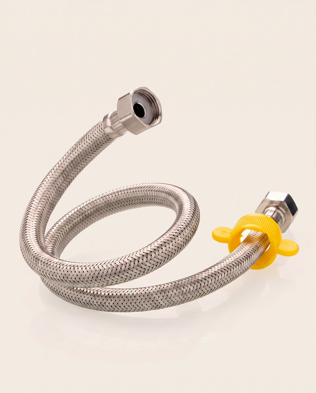 Tuyau flexible tressé en acier inoxydable 304, raccord 1/2 pouce, eau chaude et froide - variant