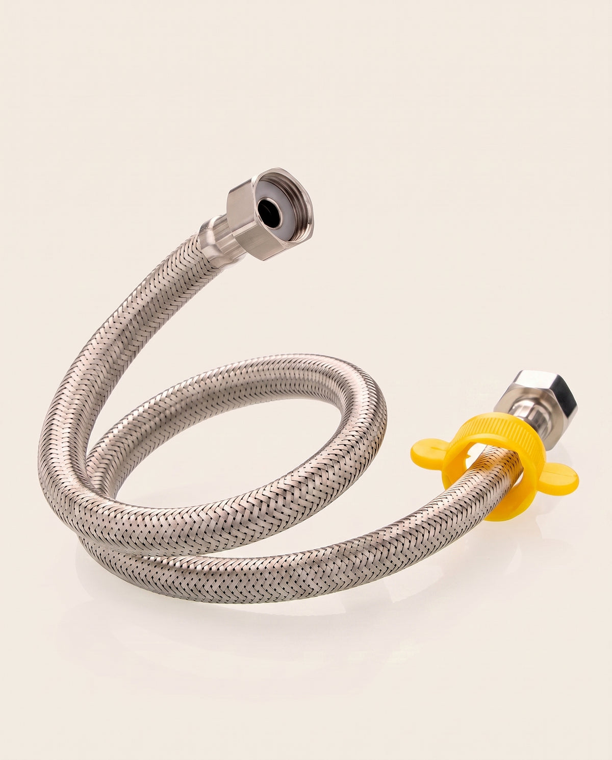 Tuyau flexible tressé en acier inoxydable 304, raccord 1/2 pouce, eau chaude et froide - variant