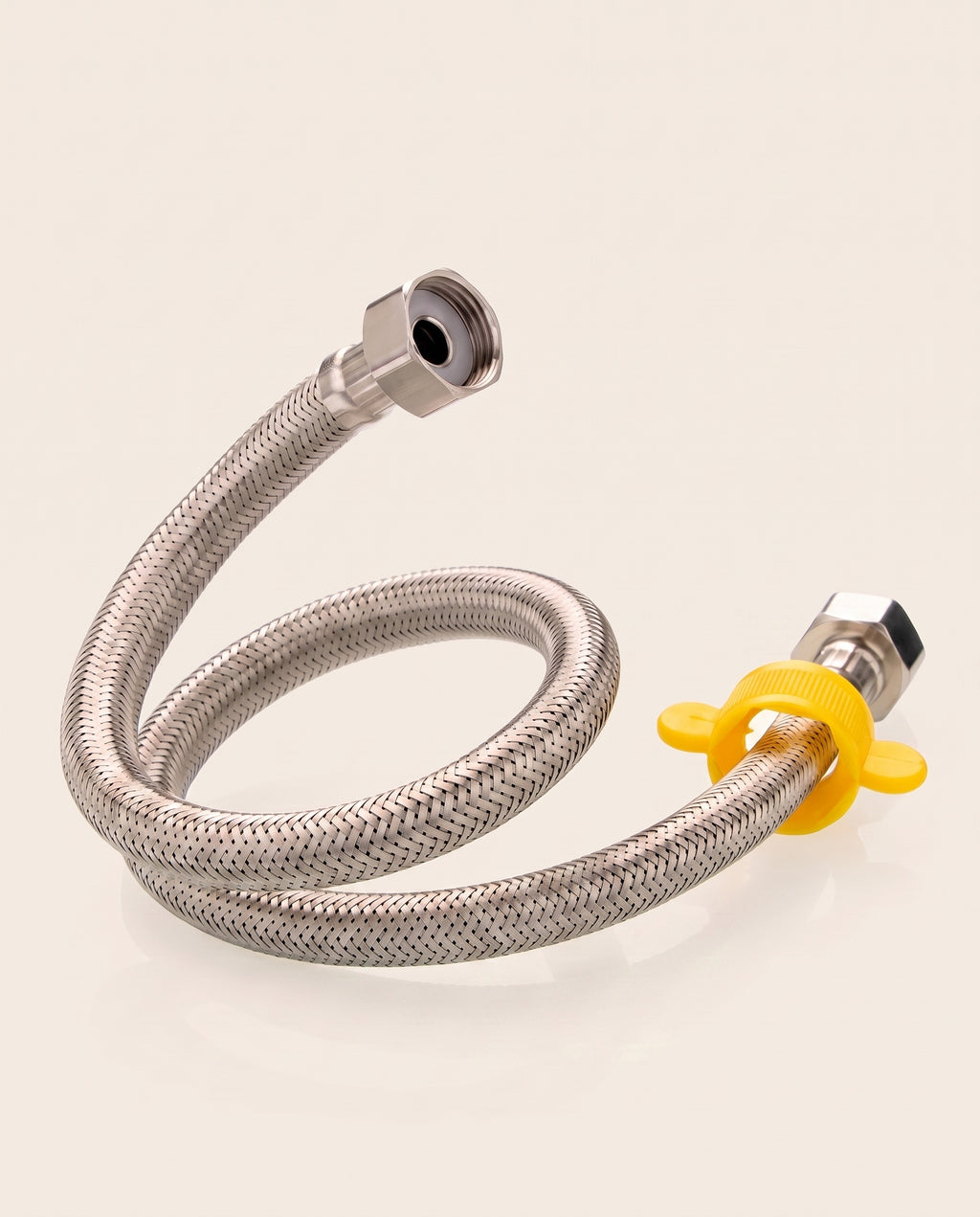 Tuyau flexible tressé en acier inoxydable 304, raccord 1/2 pouce, eau chaude et froide - variant