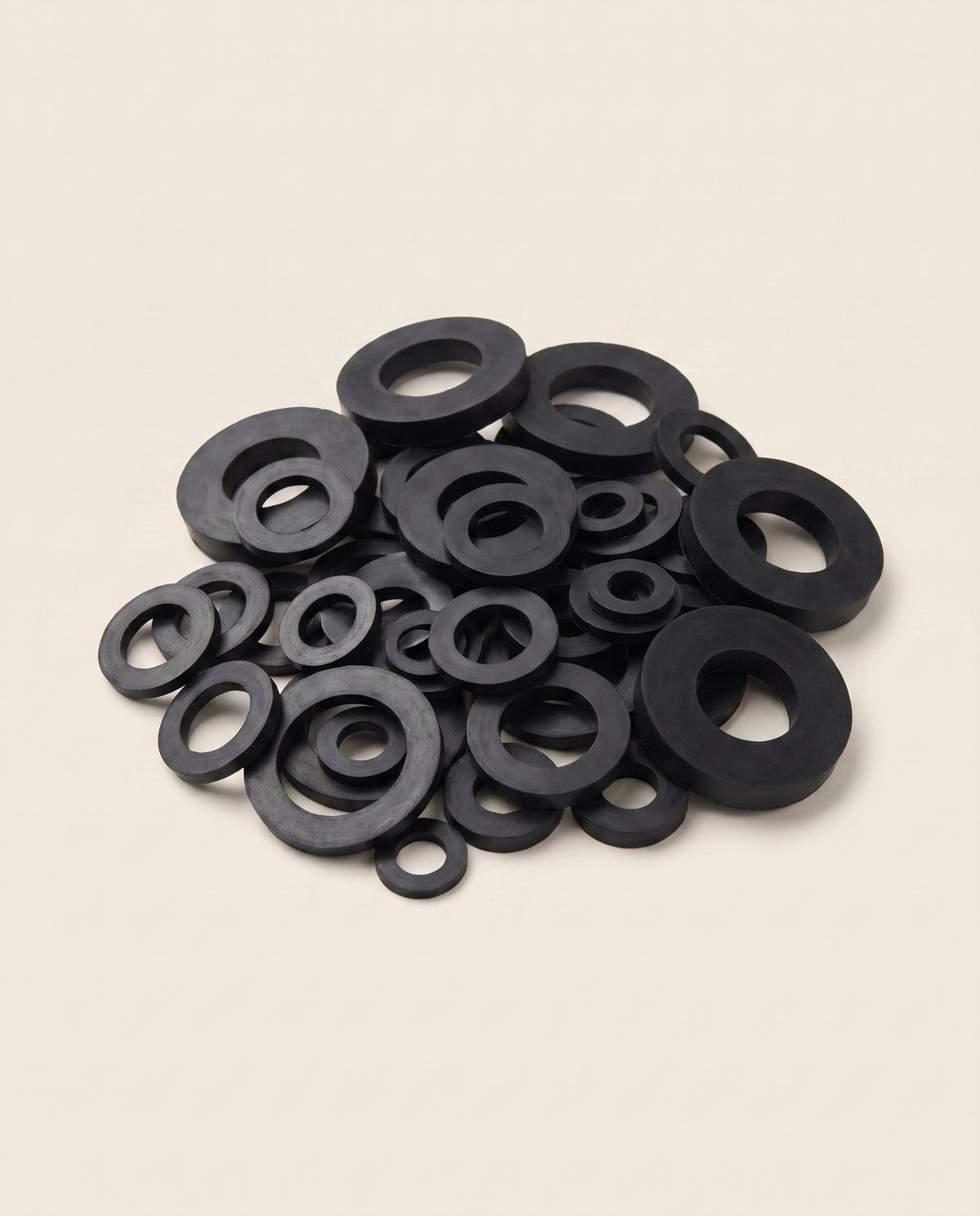 Lot de 50 rondelles en caoutchouc, 10 dimensions - hero